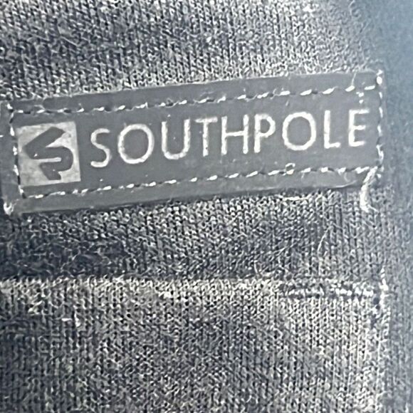 South Pole Men’s Black Drawstring Waist Sweatpants Size Small - Picture 5 of 8